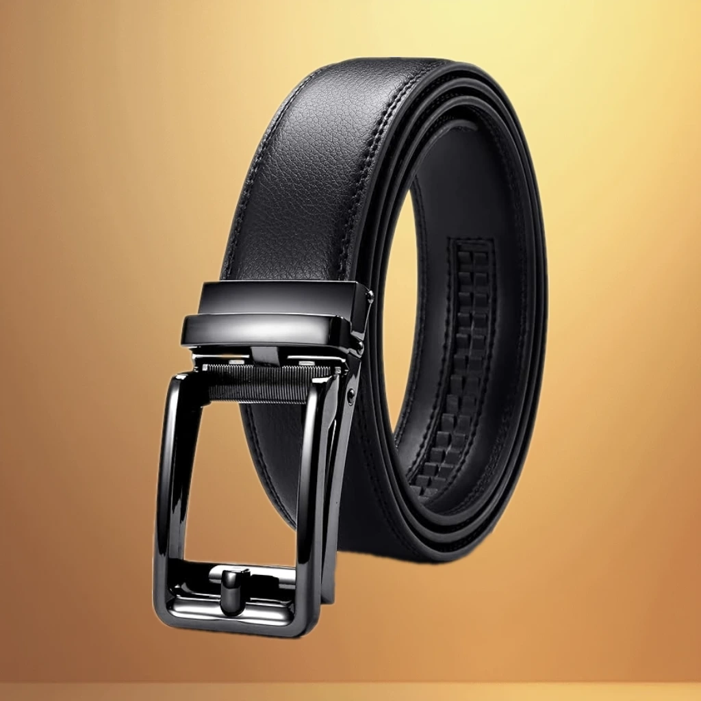 CHAOREN Click Belts for Men - Mens Ratchet Belt 1 3/8" for Dress Pants - Perfect Companion to Men's Oxfords